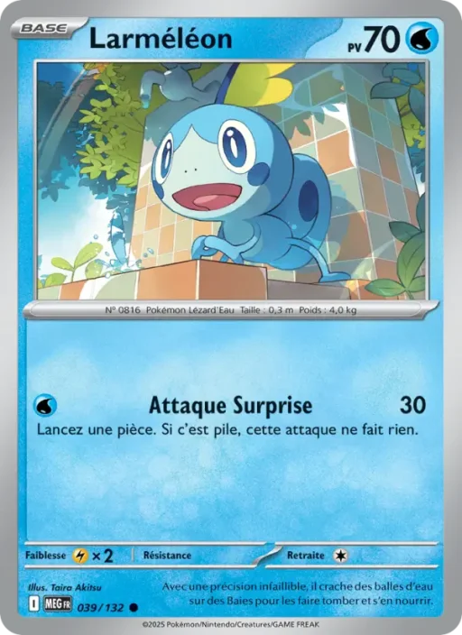 Carte Pokémon Larméléon 039/132 Commune Méga-Évolution