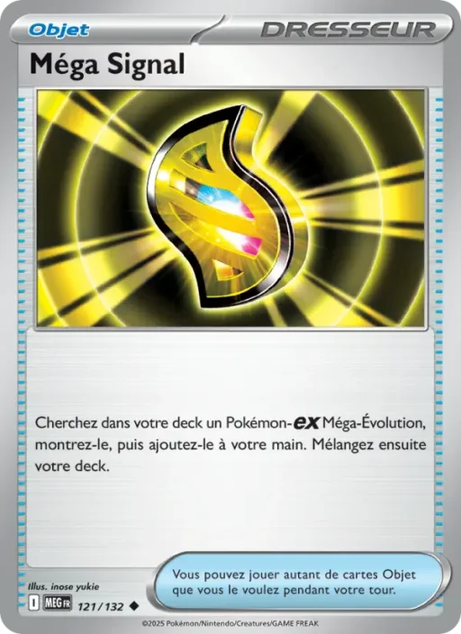Carte Pokémon Méga Signal 121/132 Peu Commune Méga-Évolution