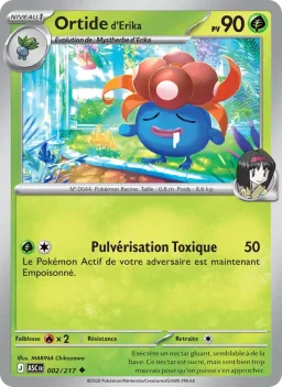 Carte Pokemon Ortide d'Erika #002