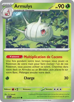 Carte Pokemon Armulys #012