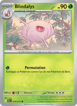 Carte Pokemon Blindalys #014