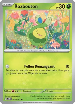 Carte Pokemon Rozbouton #016