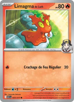 Carte Pokemon Limagma de Luth #023