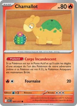 Carte Pokemon Chamallot #027