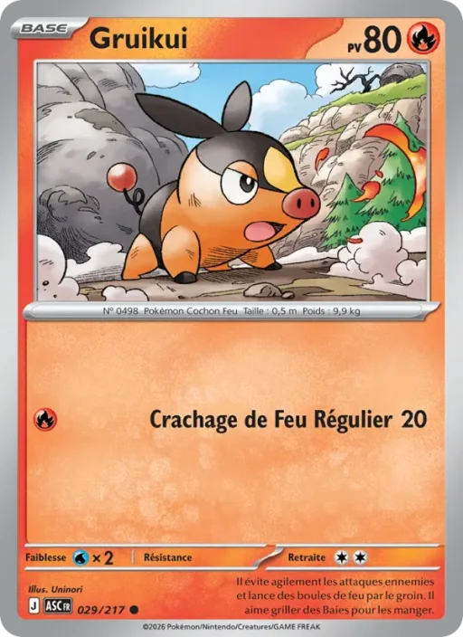 Carte Pokémon Gruikui 029/295 Commune Héros Transcendants