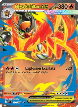 Carte Pokemon Méga-Roitiflam-ex #031