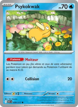 Carte Pokemon Psykokwak #039
