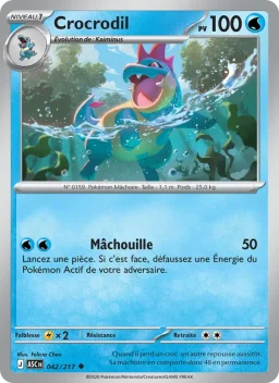 Carte Pokemon Crocrodil #042