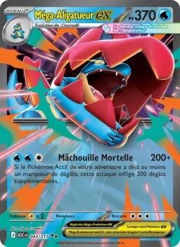 Carte Pokemon Méga-Aligatueur-ex #043