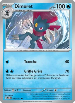 Carte Pokemon Dimoret #045