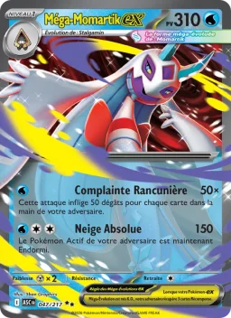 Carte Pokemon Méga-Momartik-ex #047