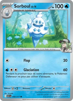 Carte Pokemon Sorboul de N #050