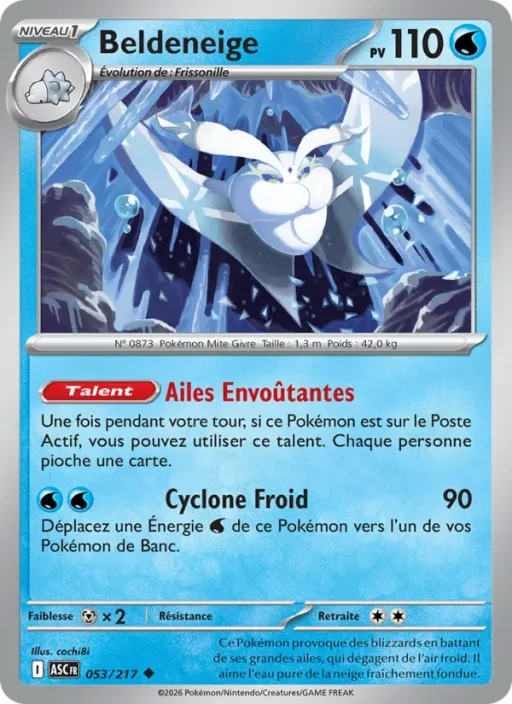 Carte Pokémon Beldeneige 053/295 Peu Commune Héros Transcendants