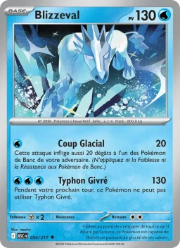 Carte Pokemon Blizzeval #054