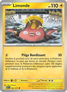 Carte Pokemon Limonde #062