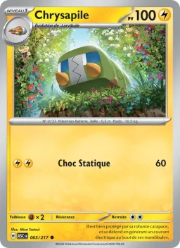 Carte Pokemon Chrysapile #065