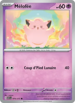 Carte Pokemon Mélofée #074
