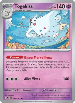 Carte Pokemon Togekiss #082