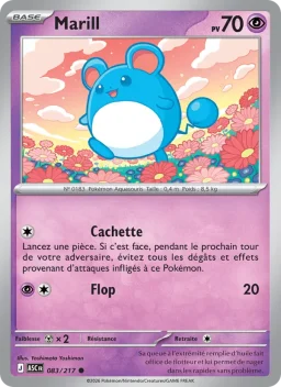 Carte Pokemon Marill #083