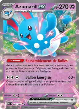 Carte Pokemon Azumarill-ex #084