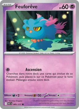Carte Pokemon Feuforêve #085