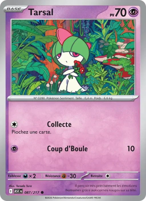 Carte Pokémon Tarsal 087/295 Commune Héros Transcendants