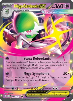 Carte Pokemon Méga-Gardevoir-ex #089
