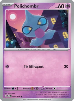 Carte Pokemon Polichombr #090