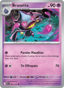Carte Pokemon Branette #091