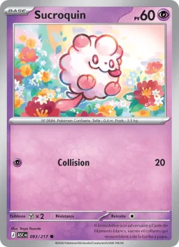 Carte Pokemon Sucroquin #093