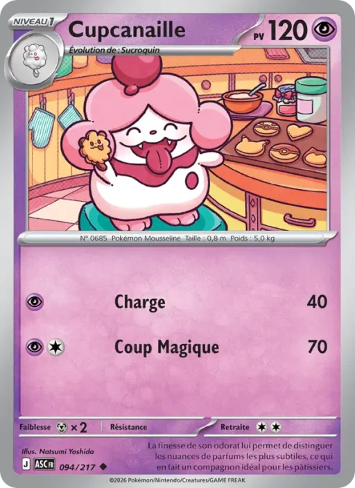 Carte Pokémon Cupcanaille 094/295 Peu Commune Héros Transcendants