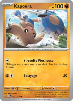 Carte Pokemon Kapoera #102