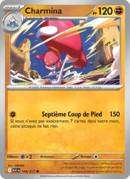 Carte Pokemon Charmina #104