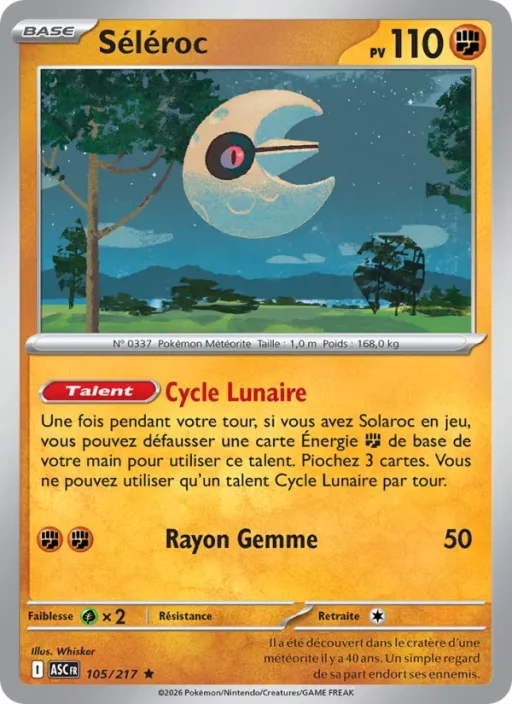 Carte Pokémon Séléroc 105/295 Rare Héros Transcendants