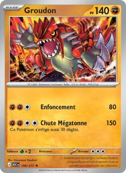 Carte Pokemon Groudon #108