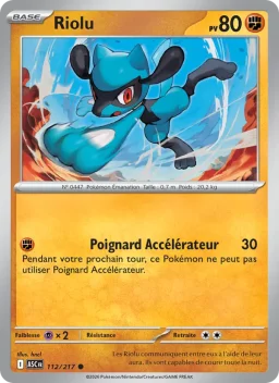 Carte Pokemon Riolu #112
