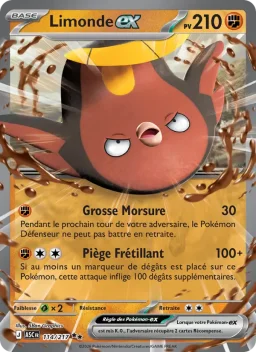 Carte Pokemon Limonde-ex #114