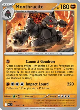 Carte Pokemon Monthracite #120
