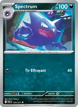 Carte Pokemon Spectrum #124