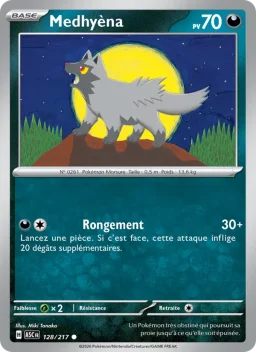 Carte Pokemon Medhyèna #128