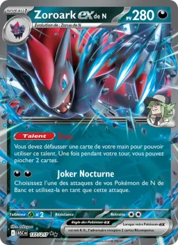 Carte Pokemon Zoroark-ex de N #137