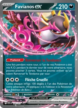 Carte Pokemon Favianos-ex #142
