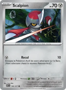 Carte Pokemon Scalpion #146