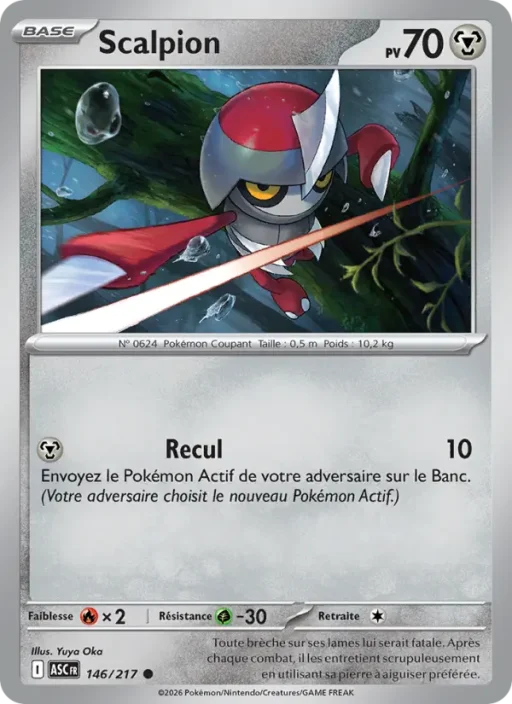 Carte Pokémon Scalpion 146/295 Commune Héros Transcendants