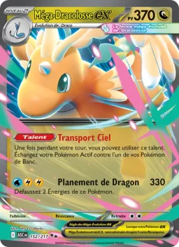 Carte Pokemon Méga-Dracolosse-ex #152
