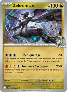 Carte Pokemon Zekrom de N #155