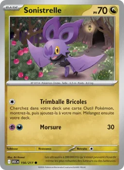 Carte Pokemon Sonistrelle #156