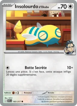 Carte Pokemon Insolourdo d'Okuba #163