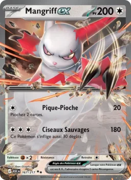 Carte Pokemon Mangriff-ex #167