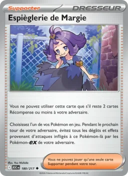 Carte Pokemon Espièglerie de Margie #180